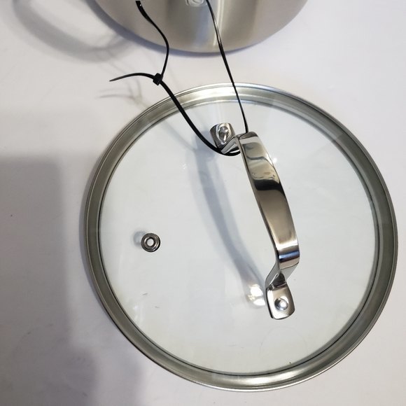 Martha Stewart Kitchen Martha Stewart Everyday Dutch Oven Stainless Steel Glass Cover 26